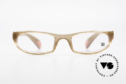 Bugatti 325 Odotype Vintage Herren Designer Brille, unverwechselbares Design der Odotype-Serie, Passend für Herren