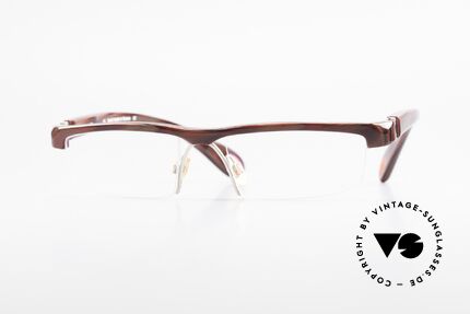 Bugatti 202 Odotype Herren Horn Optik Luxusbrille, sportliche high-tech Herrenbrille von Bugatti, Passend für Herren