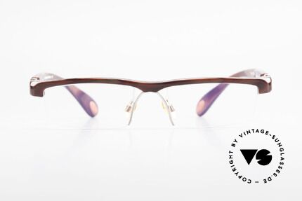 Bugatti 202 Odotype Herren Horn Optik Luxusbrille, unverwechselbares Design der Odotype-Serie, Passend für Herren