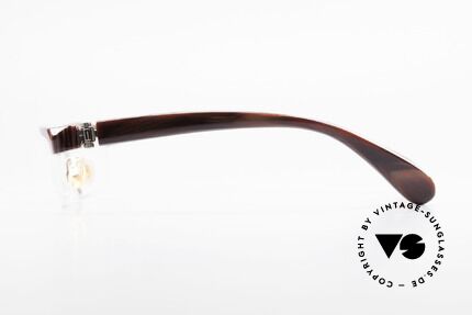 Bugatti 202 Odotype Herren Horn Optik Luxusbrille, sehr spezielle Glaseinfassung & Top Komfort, Passend für Herren