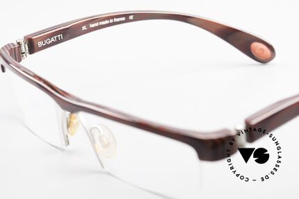 Bugatti 202 Odotype Herren Horn Optik Luxusbrille, Größe: medium, Passend für Herren