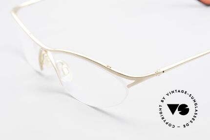 Bugatti 344 Odotype Vintage Designer Brille Nylor, circa 15 Jahre altes Einzelstück; ungetragen!, Passend für Herren