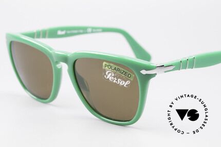 Persol 3024 Sonnenbrille Polarisierend, polarisierende Mineralgläser; 100% UV Protection, Passend für Herren und Damen