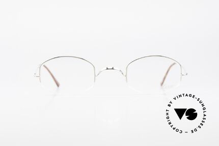 Lunor String Halb Randlose Vintage Brille, deutsches Traditionsunternehmen; made in Germany, Passend für Herren und Damen