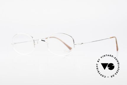 Lunor String Halb Randlose Vintage Brille, Brillendesign in Anlehnung an frühere Jahrhunderte, Passend für Herren und Damen