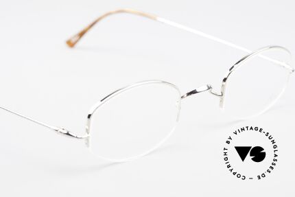 Lunor String Halb Randlose Vintage Brille, altes, ungetragenes LUNOR Einzelstück von ca. 1999, Passend für Herren und Damen
