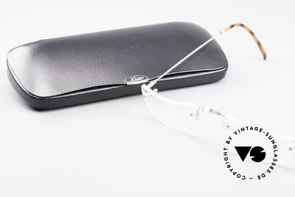 Lunor Classic Reading Randlose Vintage Lesebrille, Größe: extra small, Passend für Herren und Damen