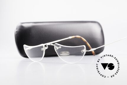 Lunor Classic Reading Randlose Vintage Lesebrille, Größe: extra small, Passend für Herren und Damen