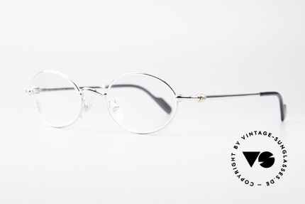 Cartier Filao Ovale Luxus Brille Platin, teure Platin-Edition: Fassung mit Platin-Legierung, Passend für Herren und Damen