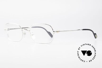 Cartier Deimios Eckige Luxus Brille Platin, teure Platin-Edition: Fassung mit Platin-Legierung, Passend für Herren und Damen