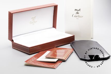 Cartier Deimios Eckige Luxus Brille Platin, KEINE RETRO Cartier Brille; ein Original von 1999!, Passend für Herren und Damen