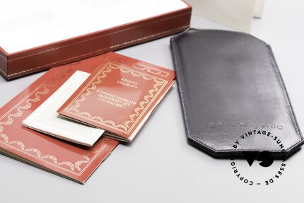 Cartier Deimios Eckige Luxus Brille Platin, Größe: medium, Passend für Herren und Damen
