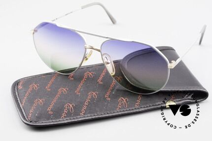 Casanova 6052 Titanium Aviator Sonnenbrille, KEINE Retrobrille, sondern ein einzigartiges Original, Passend für Herren und Damen