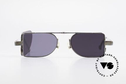 L.A. Eyeworks FONTANA 401 Seitenblenden Steampunk Brille, ungetragenes Einzelstück (mit orig. L.A.E. Hartetui), Passend für Herren und Damen