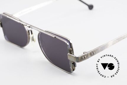 L.A. Eyeworks FONTANA 401 Seitenblenden Steampunk Brille, Größe: large, Passend für Herren und Damen