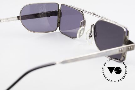 L.A. Eyeworks FONTANA 401 Seitenblenden Steampunk Brille, Größe: large, Passend für Herren und Damen