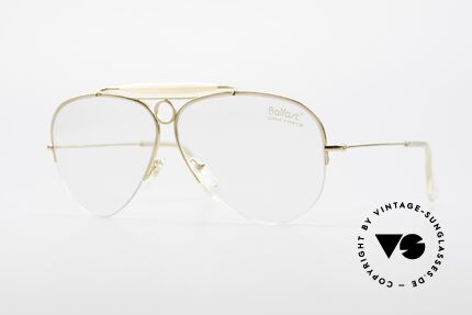 Ray Ban Balfast 809 Gold Doublé Vintage Brille Alt, 80er Jahre Ray Ban Designerbrille von Bausch&Lomb, Passend für Herren