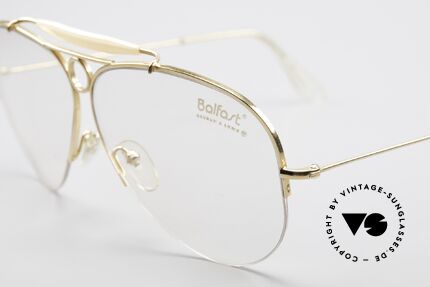 Ray Ban Balfast 809 Gold Doublé Vintage Brille Alt, 1/30 des Rahmens sind 10k Gold - wahre Top Qualität, Passend für Herren