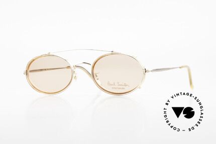 Paul Smith PSR108 Ovale Vintage Brille Mit Clip, Paul Smith vintage Brille der späten 80er / frühe 90er, Passend für Herren und Damen
