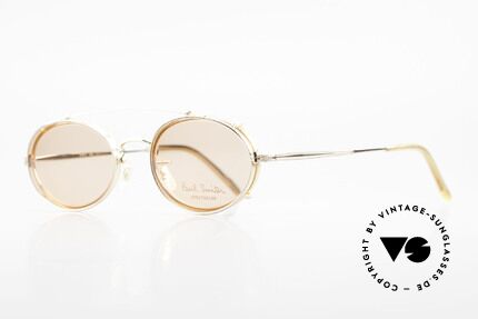 Paul Smith PSR108 Ovale Vintage Brille Mit Clip, dieses alte Paul Smith Original ist noch 'made in Japan', Passend für Herren und Damen