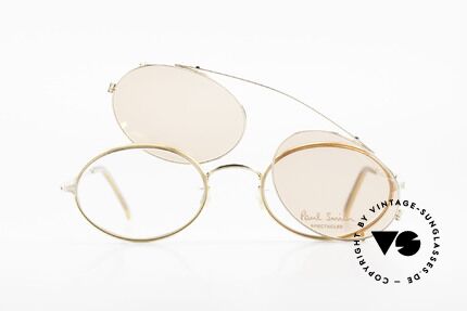 Paul Smith PSR108 Ovale Vintage Brille Mit Clip, KEINE RETRO-BRILLE, sondern eine echte alte RARITÄT, Passend für Herren und Damen
