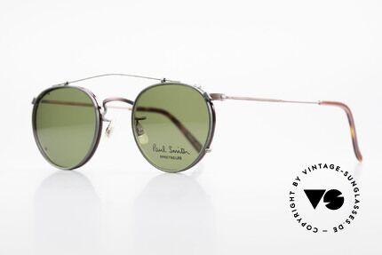 Paul Smith PSR102 Panto Vintage Brille Clip On, dieses alte Paul Smith Original ist noch 'made in Japan', Passend für Herren und Damen
