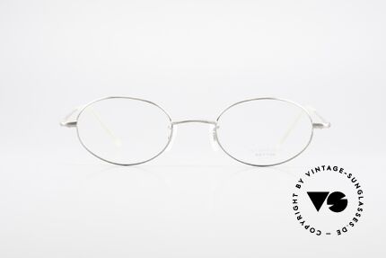 Oliver Peoples OP587 Vintage Brille Oval Mit Clip, Größe: small, Passend für Herren und Damen