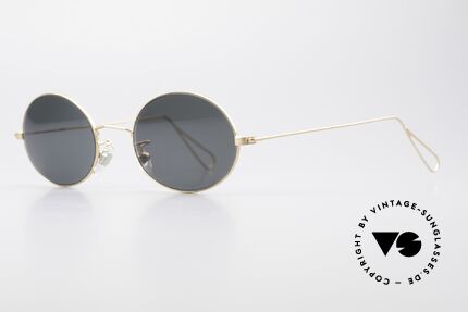 Cutler And Gross 0305 Ovale Vintage Sonnenbrille, stilvoll & unverwechselbar; auch ohne pompöse Logos, Passend für Herren und Damen