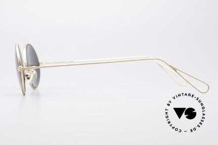 Cutler And Gross 0305 Ovale Vintage Sonnenbrille, Materialien und deren Verarbeitung auf Spitzen-Niveau, Passend für Herren und Damen