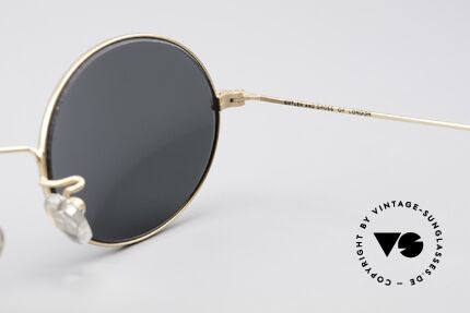 Cutler And Gross 0305 Ovale Vintage Sonnenbrille, ungetragen; Modell ist auch beliebig optisch verglasbar, Passend für Herren und Damen
