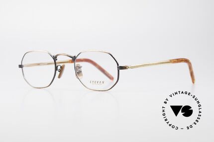 Eyevan DD16 Achteckige Designer Brille, gehört seit 1985 zu Optec Japan Corporation in Sabae, Passend für Herren und Damen