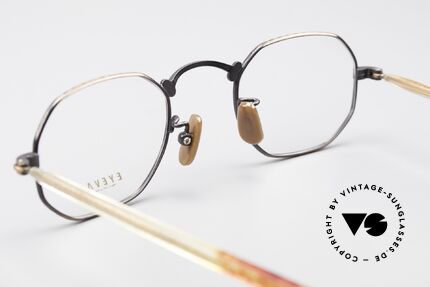 Eyevan DD16 Achteckige Designer Brille, ungetragenes Einzelstück in Top-Qualität (m.i. Japan), Passend für Herren und Damen