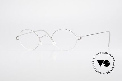 Lindberg Corona Air Titan Rim Runde Titanium Brille Unisex, LINDBERG Air Titanium Rim Brille in Größe 40-24, 145, Passend für Herren und Damen