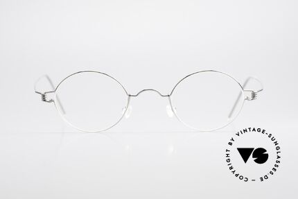 Lindberg Corona Air Titan Rim Runde Titanium Brille Unisex, vielfach ausgezeichnet hinsichtlich Qualität und Design, Passend für Herren und Damen