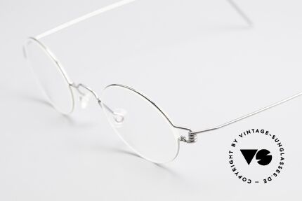 Lindberg Corona Air Titan Rim Runde Titanium Brille Unisex, ungetragenes Designerstück + orig. Lindberg Magnet-Etui, Passend für Herren und Damen