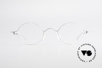 Lindberg Pio Air Titan Rim Runde Titanium Brille Unisex, vielfach ausgezeichnet hinsichtlich Qualität und Design, Passend für Herren und Damen