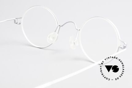 Lindberg Pio Air Titan Rim Runde Titanium Brille Unisex, ungetragenes Designerstück + orig. Lindberg Magnet-Etui, Passend für Herren und Damen
