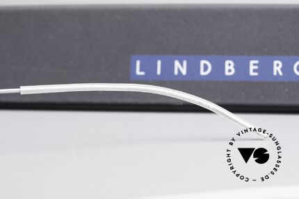 Lindberg Pio Air Titan Rim Runde Titanium Brille Unisex, eleganter Rahmen ohne Schrauben, Nieten oder Lötungen, Passend für Herren und Damen