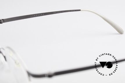 Lindberg 7005 Strip Titan Runde Titanium Brille Unisex, Größe: medium, Passend für Herren und Damen