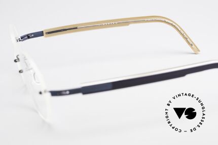 Lindberg 2111 Strip Titan Randlose Titanium Brille Rund, Größe: extra small, Passend für Herren und Damen