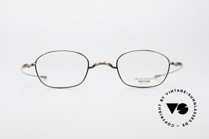 Oliver Peoples OP554 Rare Vintage Brillenfassung, Brillendesign inspiriert vom 20er Art Deco Jahrzehnt, Passend für Herren und Damen
