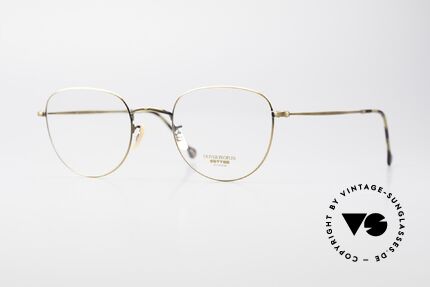 Oliver Peoples OP77AG Vintage 80er Brille Panto Stil, vintage 80er Jahre Brillenfassung von Oliver Peoples, Passend für Herren und Damen