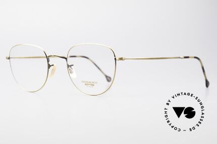 Oliver Peoples OP77AG Vintage 80er Brille Panto Stil, kombiniert mit dem intellektuellen Styling der 1960er, Passend für Herren und Damen