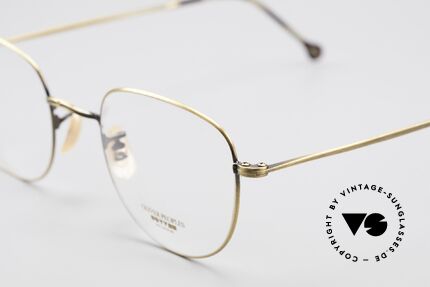 Oliver Peoples OP77AG Vintage 80er Brille Panto Stil, sehr feiner Rahmen; medium Größe (47 Glasdiagonale), Passend für Herren und Damen