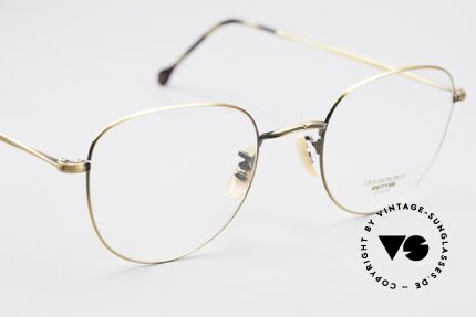 Oliver Peoples OP77AG Vintage 80er Brille Panto Stil, ungetragen (wie alle unsere vintage O. Peoples Brillen), Passend für Herren und Damen