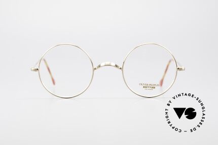 Oliver Peoples OP84BG Kleine Designer Brille Rund, Luxusbrille: verkörpert den Lifestyle von Los Angeles, Passend für Herren und Damen