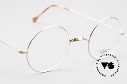 Oliver Peoples OP84BG Kleine Designer Brille Rund, ungetragenes O. Peoples Einzelstück (made in Japan), Passend für Herren und Damen