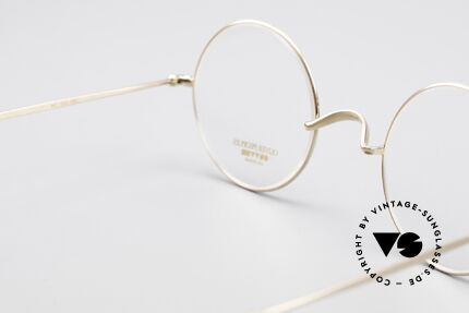 Oliver Peoples OP84BG Kleine Designer Brille Rund, KEINE Retrobrille, sondern ein 20 Jahre altes Original, Passend für Herren und Damen