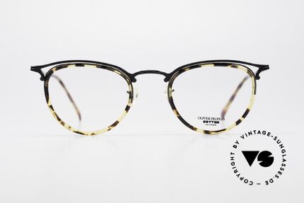 Oliver Peoples OP79 80er Designer Vintage Brille, Brillendesign inspiriert vom 20er Art Deco Jahrzehnt, Passend für Herren und Damen