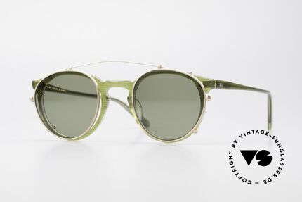 Oliver Peoples O'Malley 981 Das 80er Original Mit Clip On, VINTAGE Oliver Peoples Sonnenbrille, Modell O'Malley, Passend für Herren und Damen